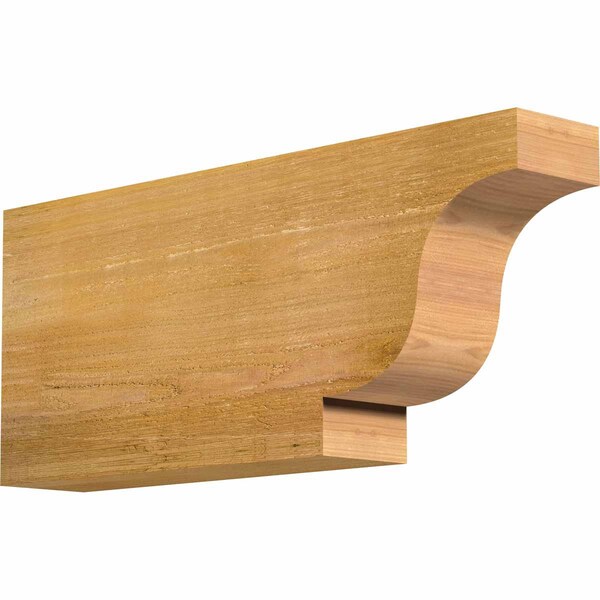 Ekena Millwork Newport Rough Sawn Rafter Tail, Western Red Cedar, 4"W x 10"H x 24"L RFT04X10X24NEW00RWR - main